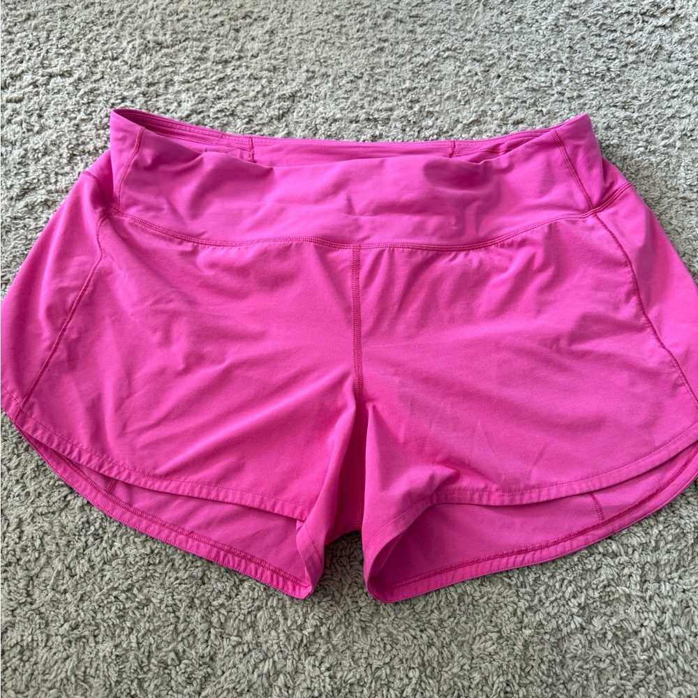 Lululemon Athletica Hot Pink Hotty Hot Shorts